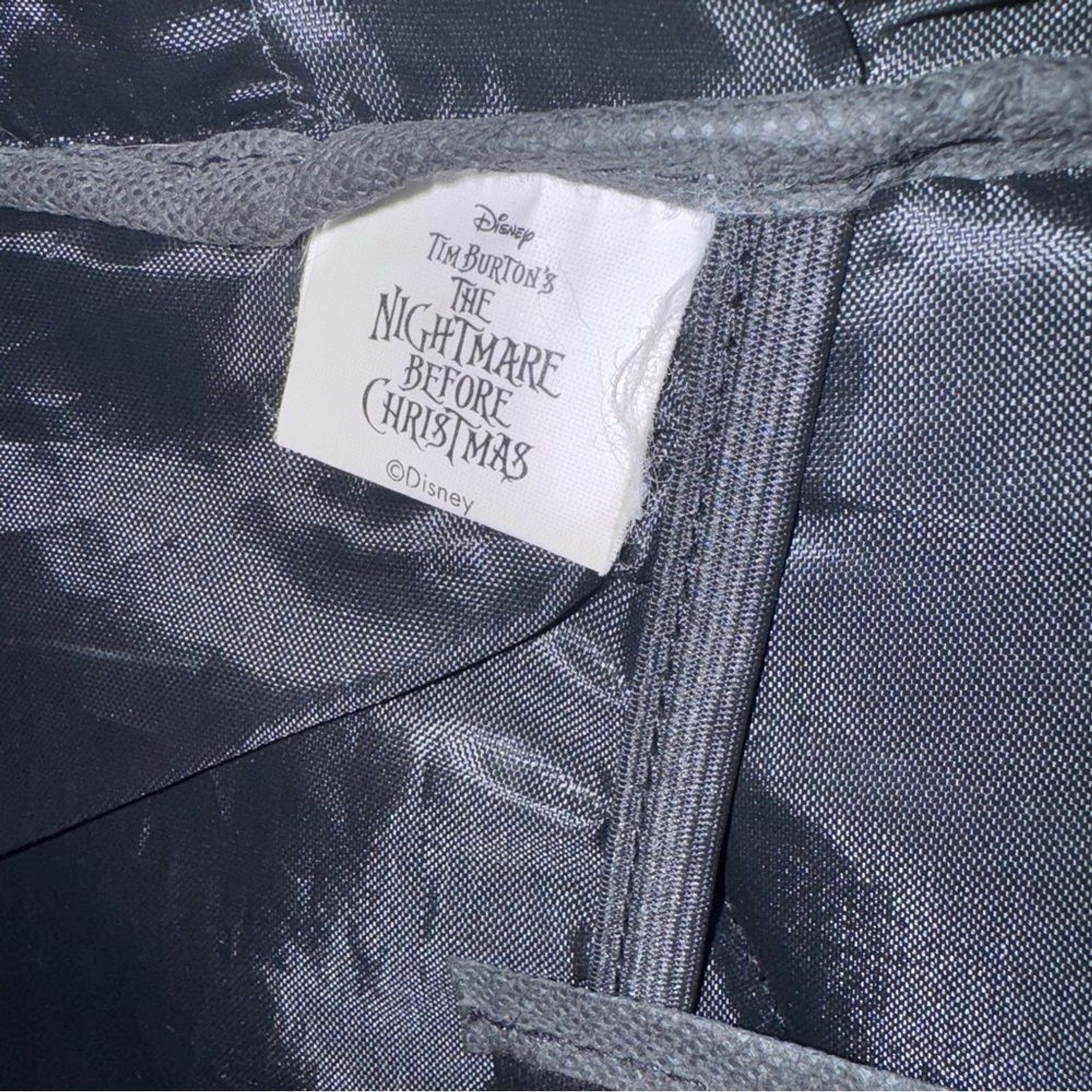 Disney Black Backpack with Jack Skellington Design