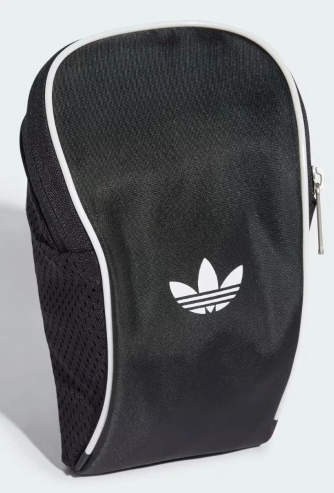 Adidas Adicolor Small Black Sling Bag Unisex Crossbody Adjustable Strap Zipper