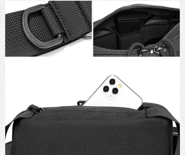 TACTICAL Compact EDC Chest Bag Concealed Carry Shoulder Bag for Travel Hiking