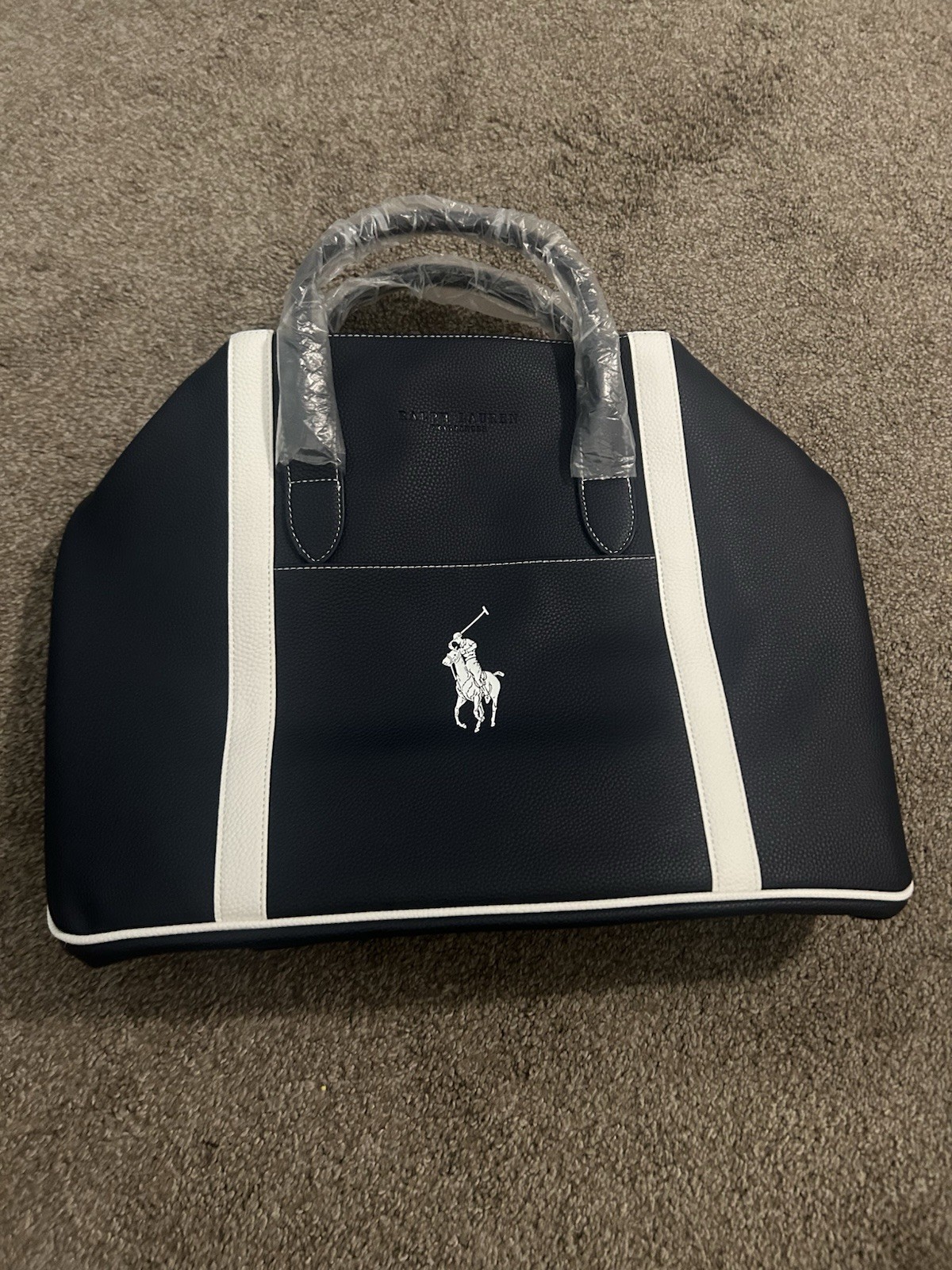 Polo Ralph Lauren Leather Luggage Bag Brand New No Tags Never Used