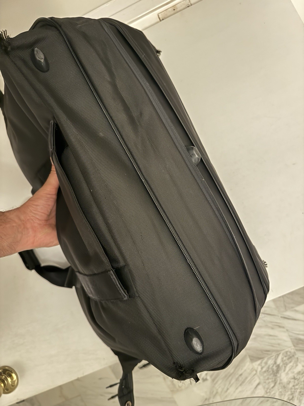 TUMI Alpha 2 ballistic Nylon Double Expansion Duffle 22159D2 Travel Gym Bag