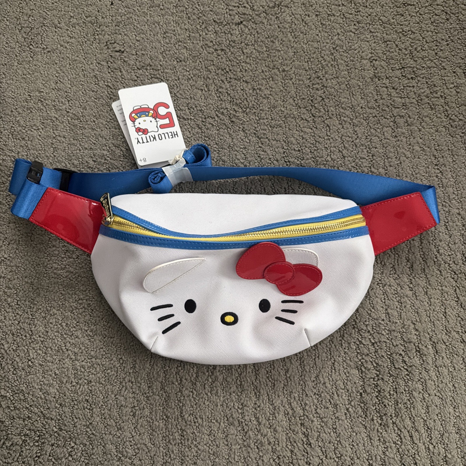 Hello Kitty 50Th Anniversary Body Bag Lounge Fly Sanrio Puroland