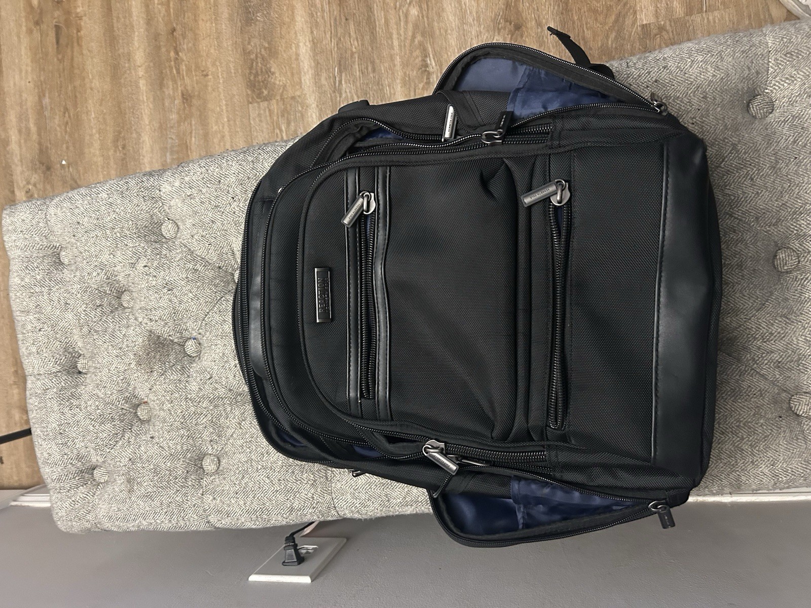reaction kenneth cole black backpack | Brand New