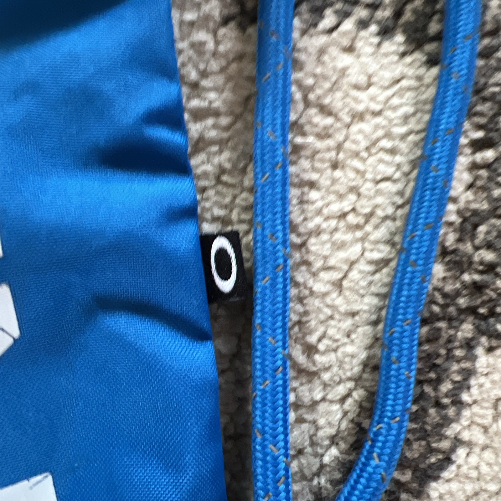 Oakley Utility Satchel Bag Blue Backpack Travel Zipper Pocket String