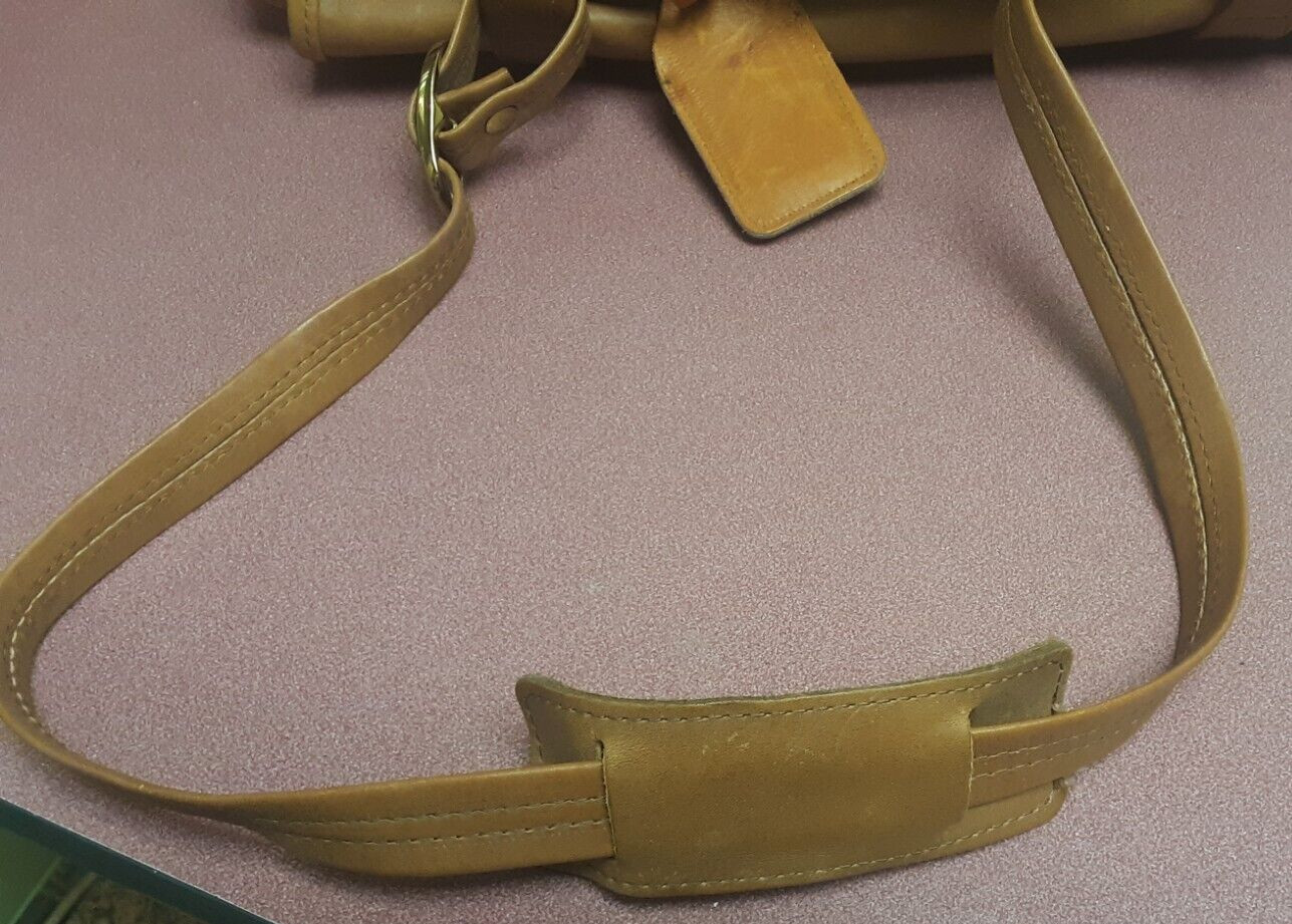 VINTAGE RARE 1970s ‘BILL BLASS’ XL Double Sided Messenger Shoulder Bag Purse