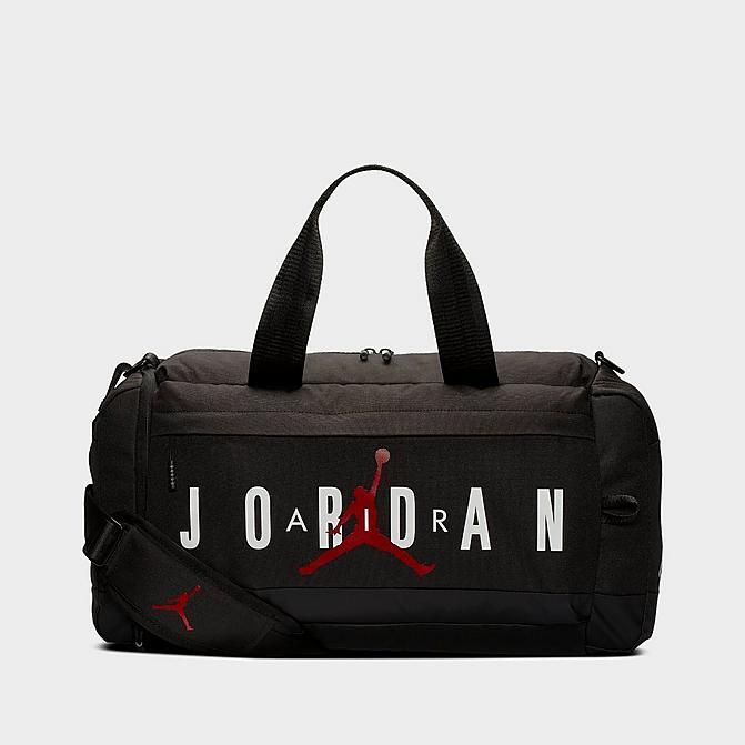 AIR JORDAN VELOCITY Sport Duffle Bag Med/Large Black Red White NEW W/TAG Gym Bag