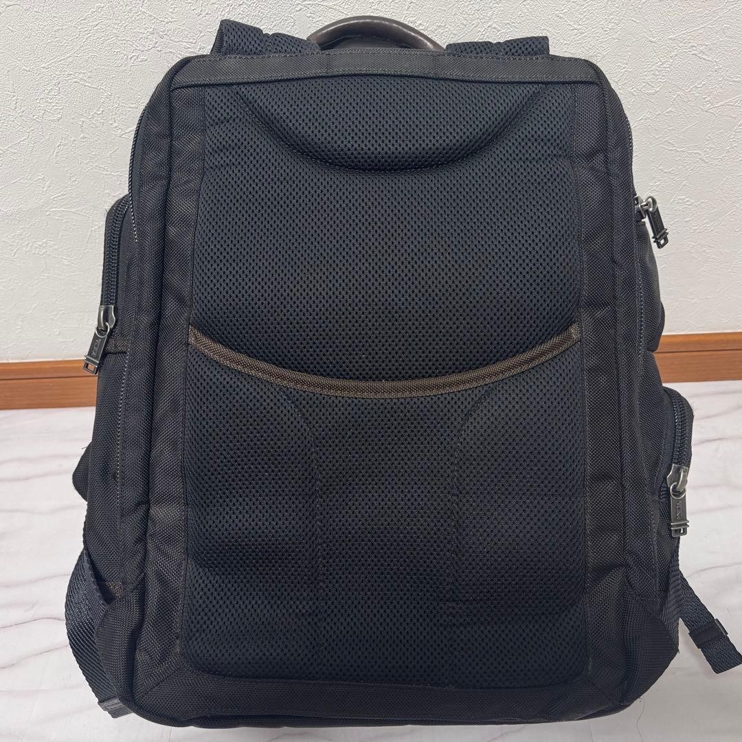 TUMI Business Backpack Alpha Bravo Kingsville Deluxe Brief Black