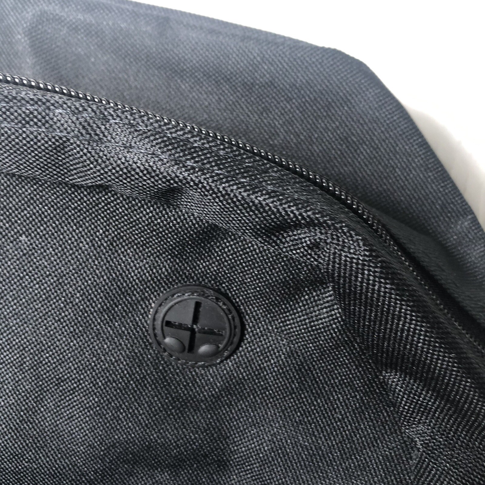 Albion College Unisex Backpack Logo Black Gray