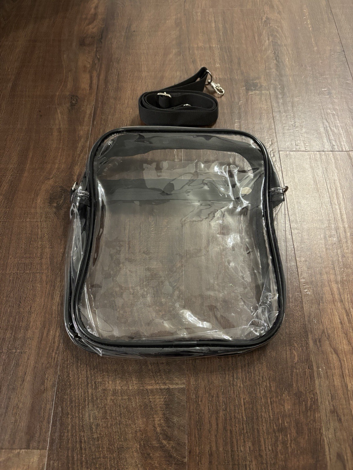 Clear 10×8 Stadium Approved Sling Bag Transparent Purse Sporting Events Concerts