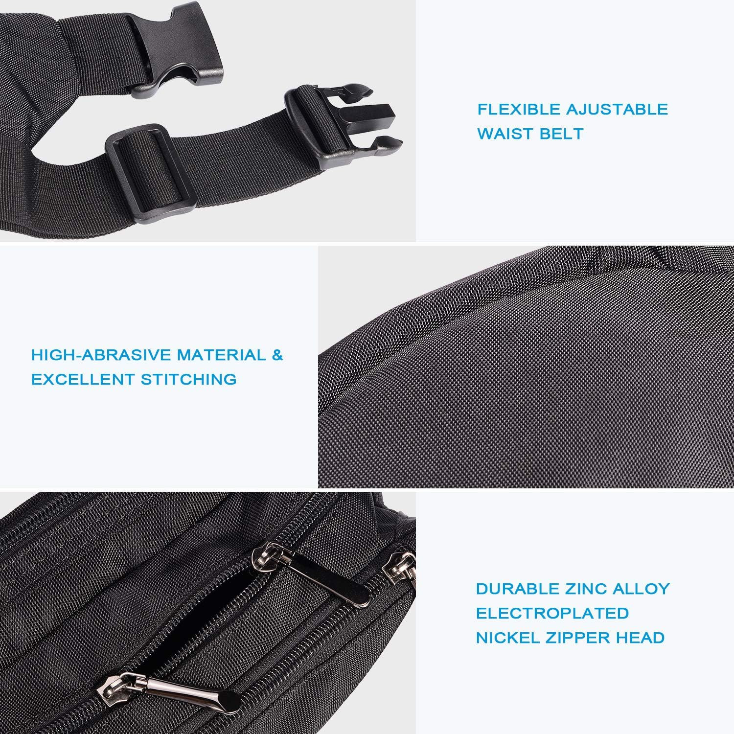 Riñonera Impermeable a Prueba De Agua Para Hombre Y Mujer, Cangurera