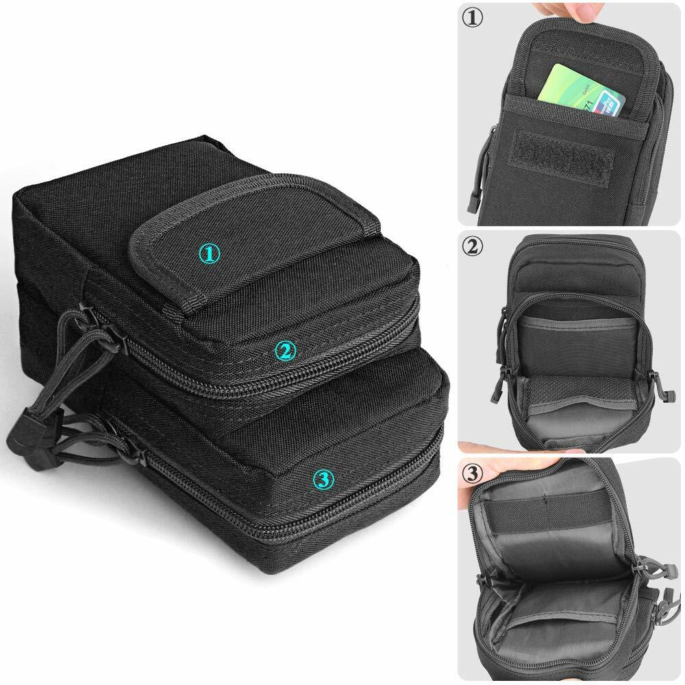 Tactical Molle Pouch Belt Waist Pack Bag Military Waist Fanny Pack Outdoor USA