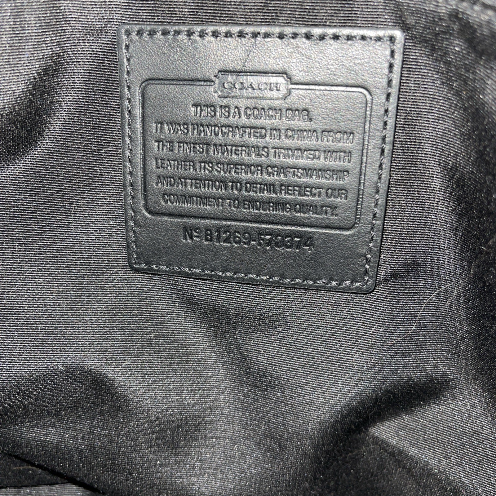 Coach Metropolitan Slim Leather Briefcase Black Crossbody Bag