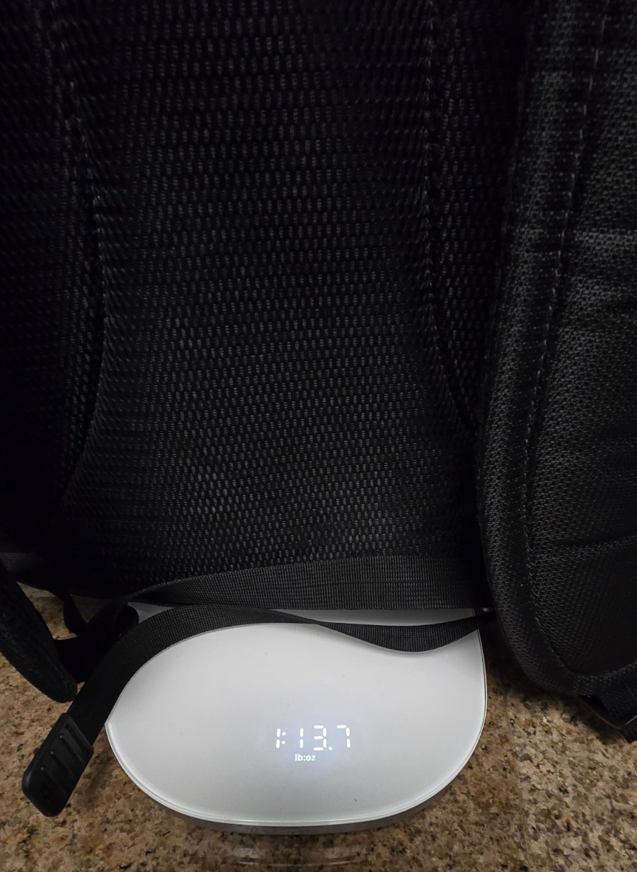 Rare Tumi Expandable Gusset Two-Way Backpack/Shoulder Bag T-Tech 5516D Black