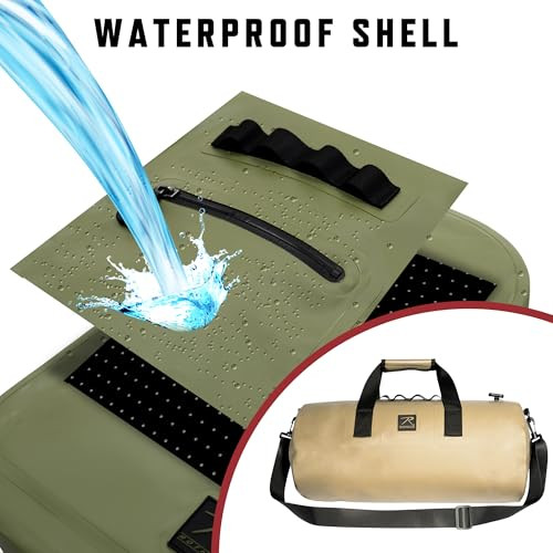 Rothco Black Waveguard Waterproof Duffle Bag 12430