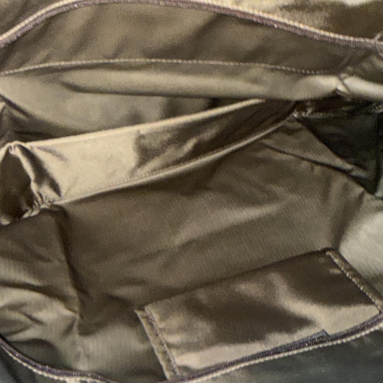 Tumi Pack-a-Way Tote 100% Nylon Leather Handels Green