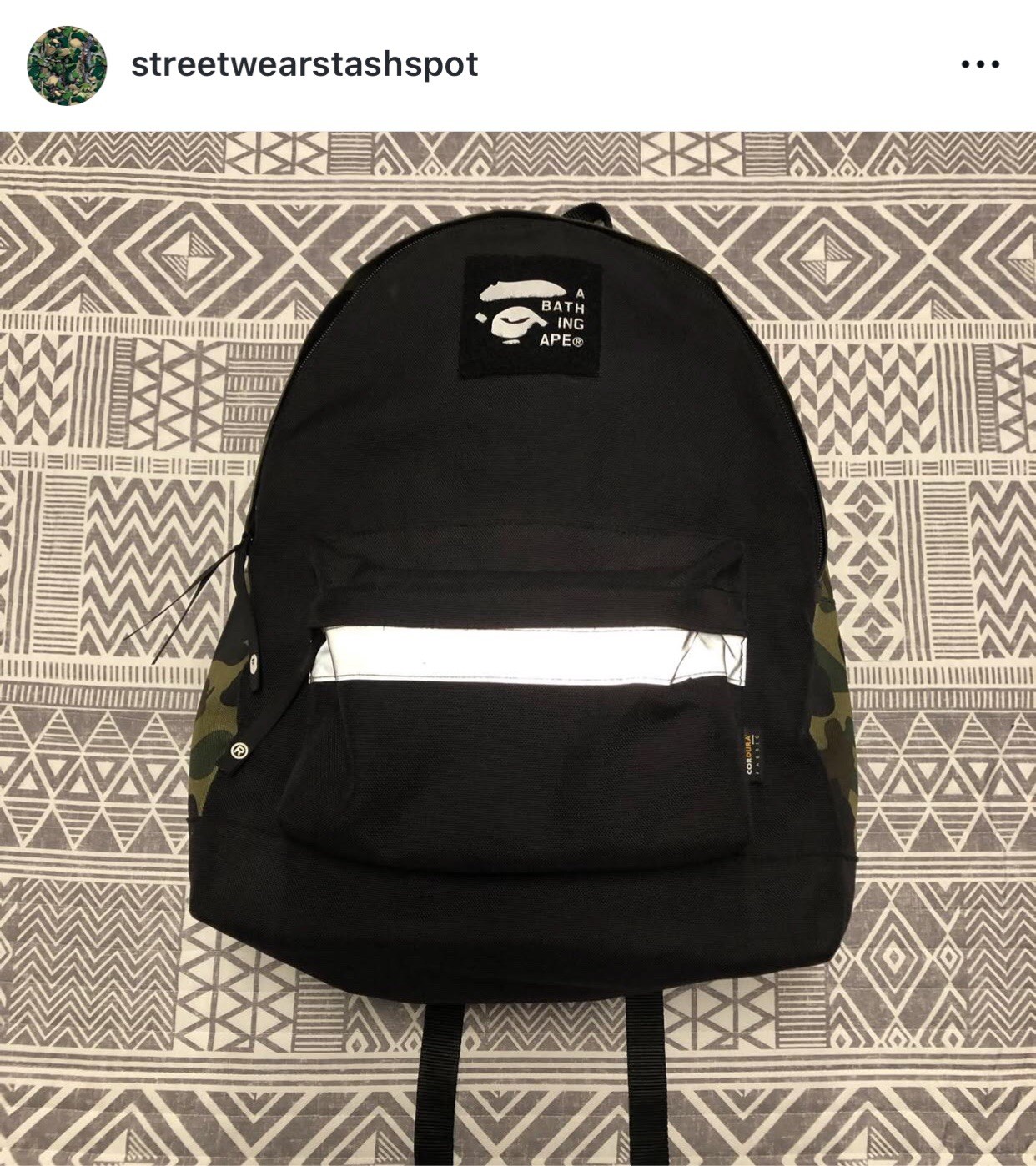 A Bathing Ape Bape 1st Camo Backpack Size Free