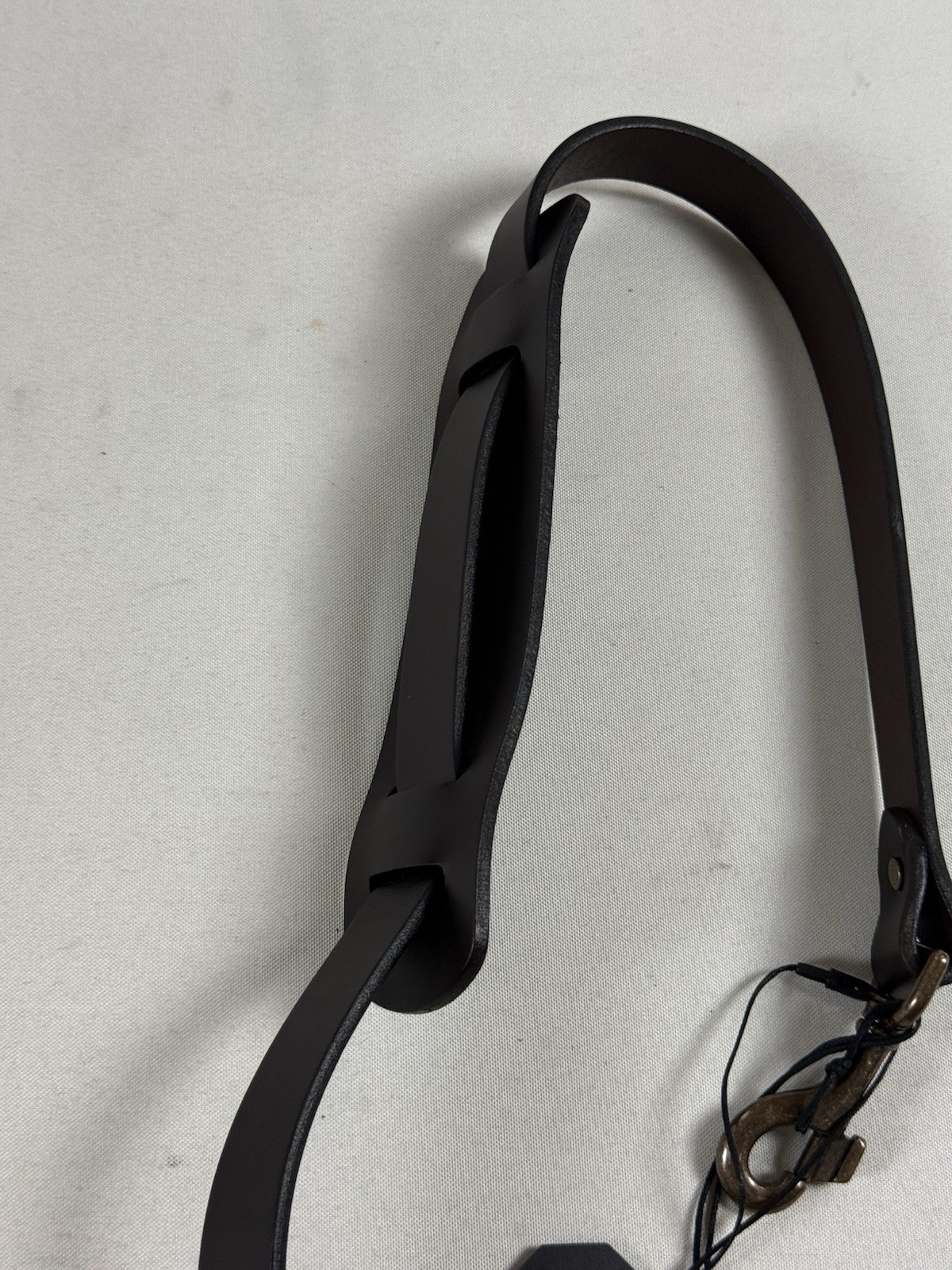 FILSON BRIDLE LEATHER SHOULDER STRAP BROWN L NWT