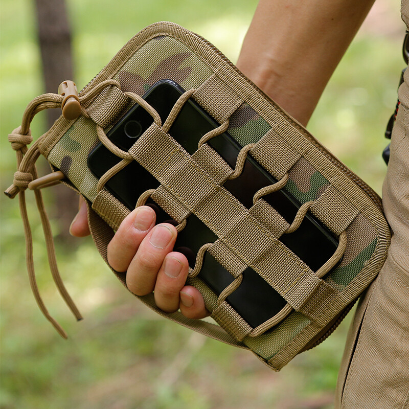 Men Portable Tactical Utility Wallet EDC Molle Pouch Organizer Phone Handbag US