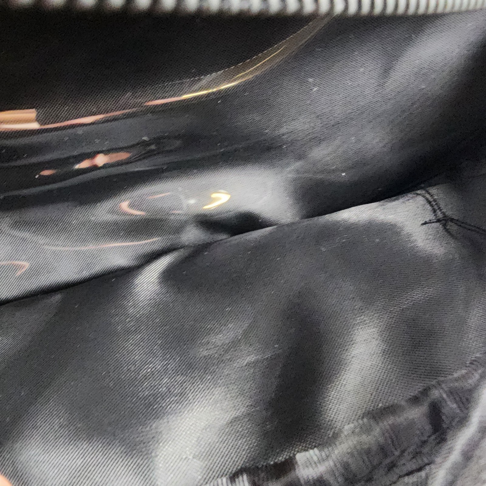 Polo Ralph Lauren Leather Travel Case Bag Men’s One Size Black Top Zip Closure