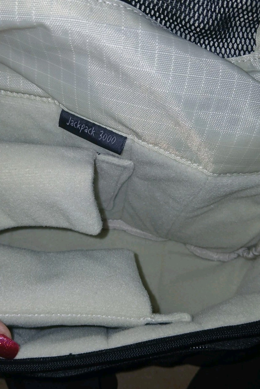 Crumpler Jackpack 3000 Black / Taupe Adjustable Strap Camera Bag Shoulder Bag