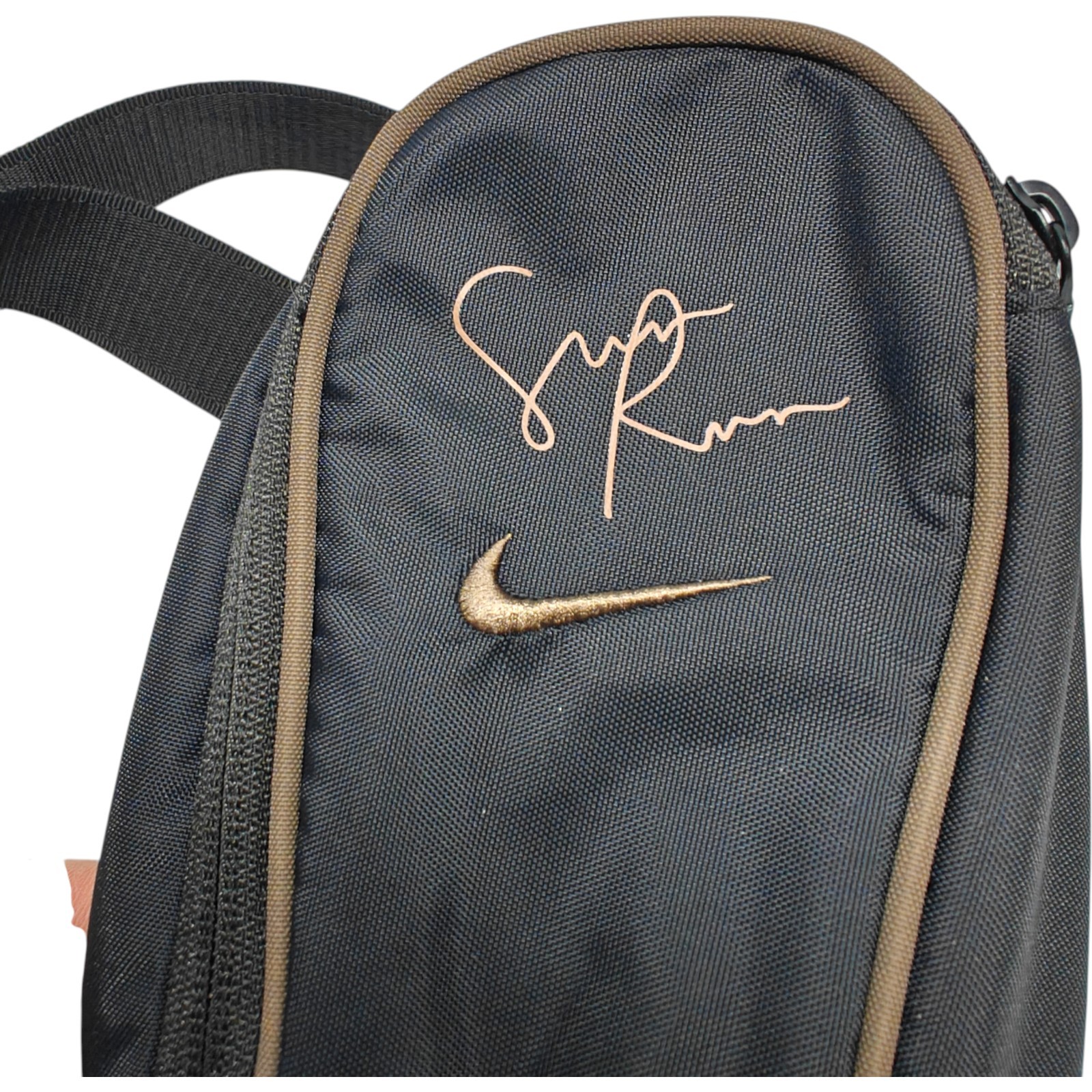 Nike Swoosh Run Cross-Body Over Shoulder Sling Bag DJ9794-010 Black HTF