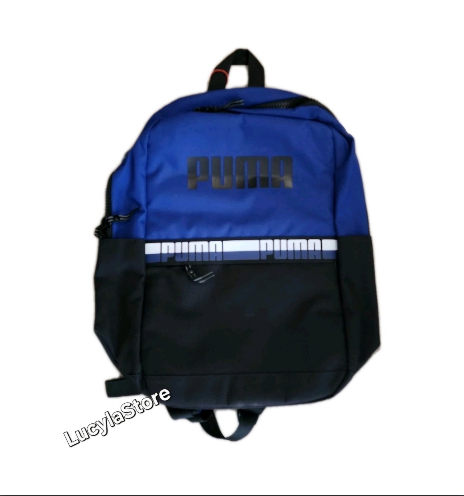 17.5 in Puma Speedway Laptop Backpack Padded Adjustable Shoulder Strap Blue