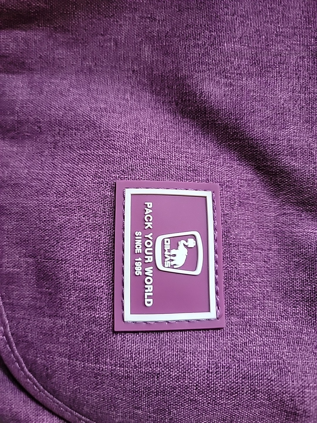 Oiwas Messenger Laptop Bag Purple Canvas 17 X 15 Inch
