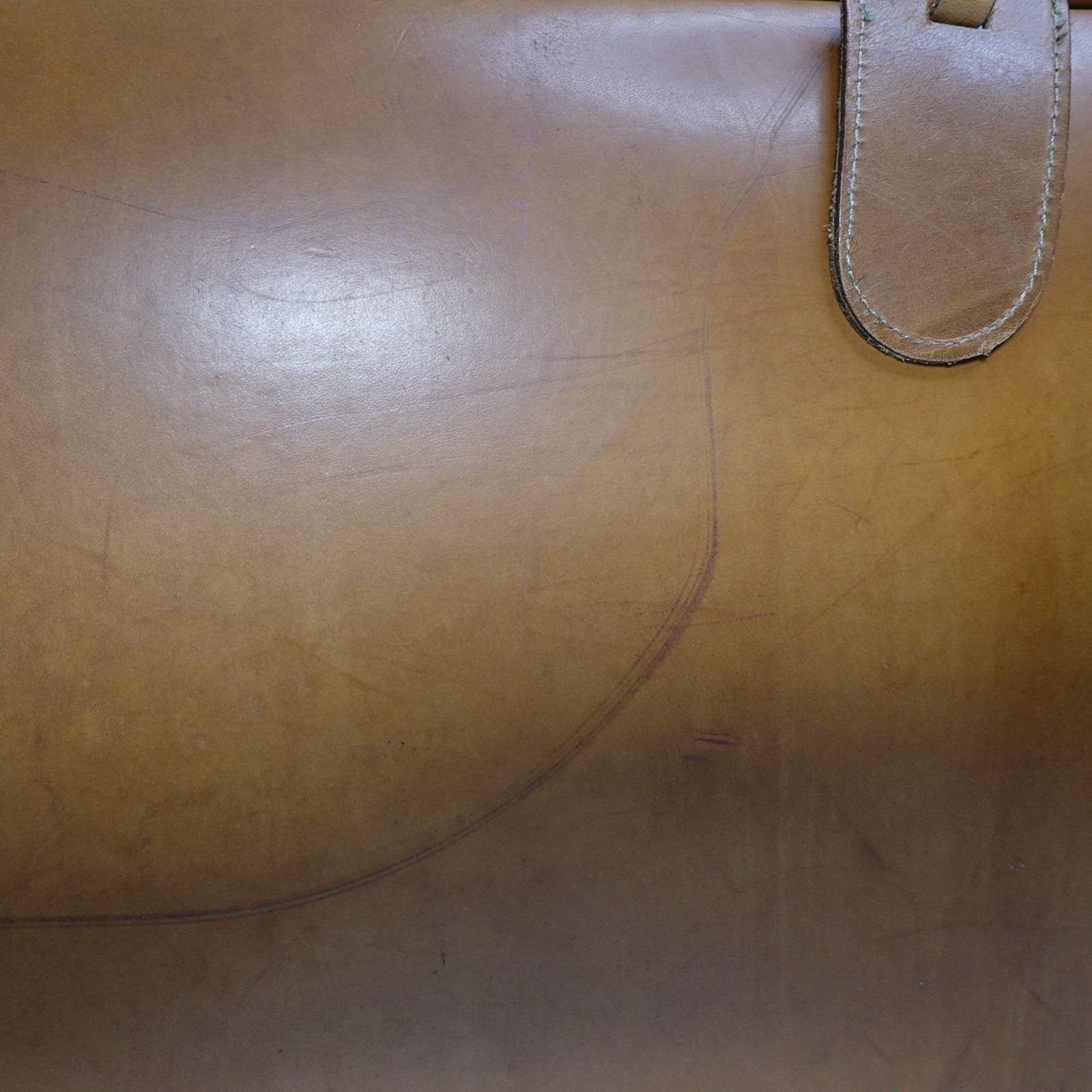 Vintage Hartmann Tan/Brown Full Grain Leather Attache Case Briefcase Belted