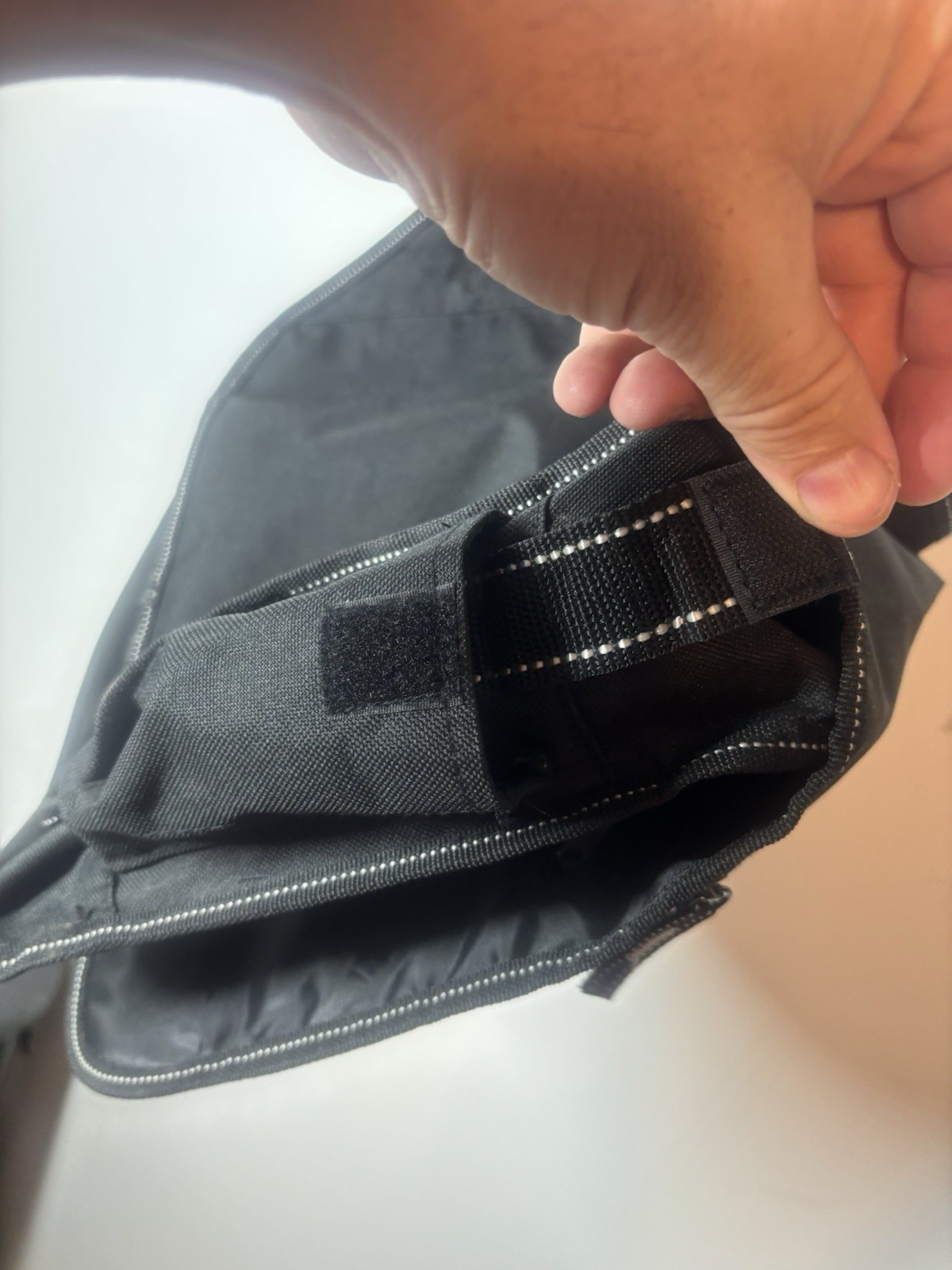 American Red Cross Messenger Bag Black. Multiple Pockets