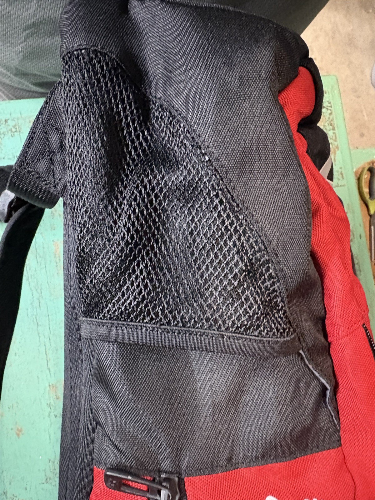 Y2K Fox Racing Backpack Black Red Moto Sport School Bag Heritage Forged EUC