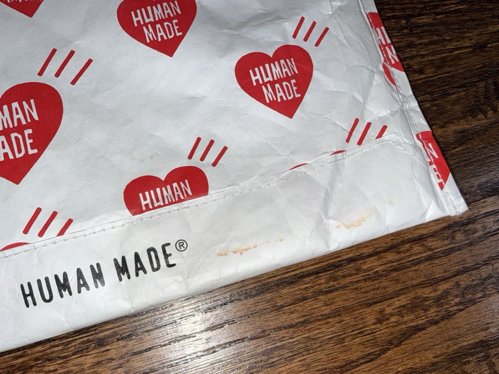 Human Made Japan iPad/Computer Sleeve Travel Case Heart Logo Bag