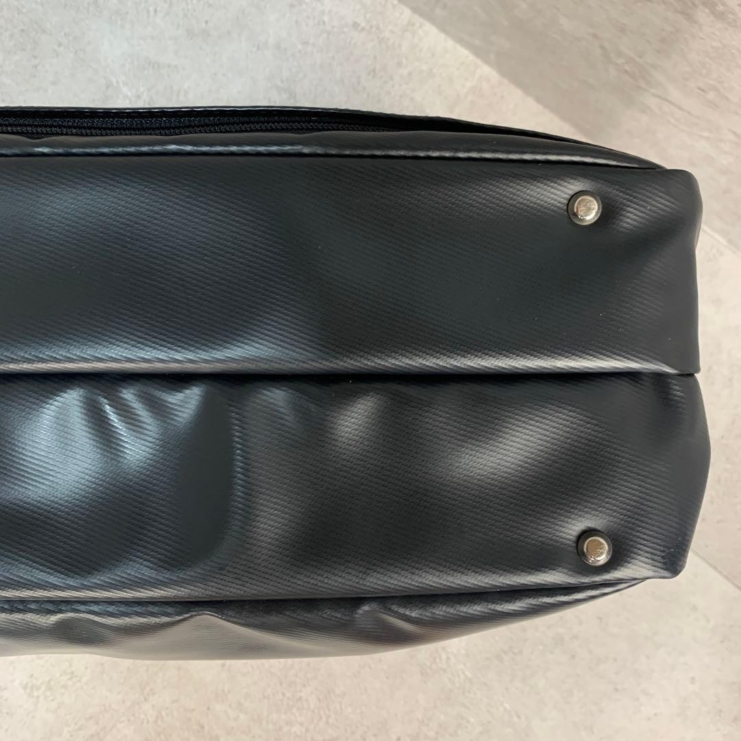 PORTER REAL 2WAY Briefcase Shoulder Bag PVC Black 42cm Japan