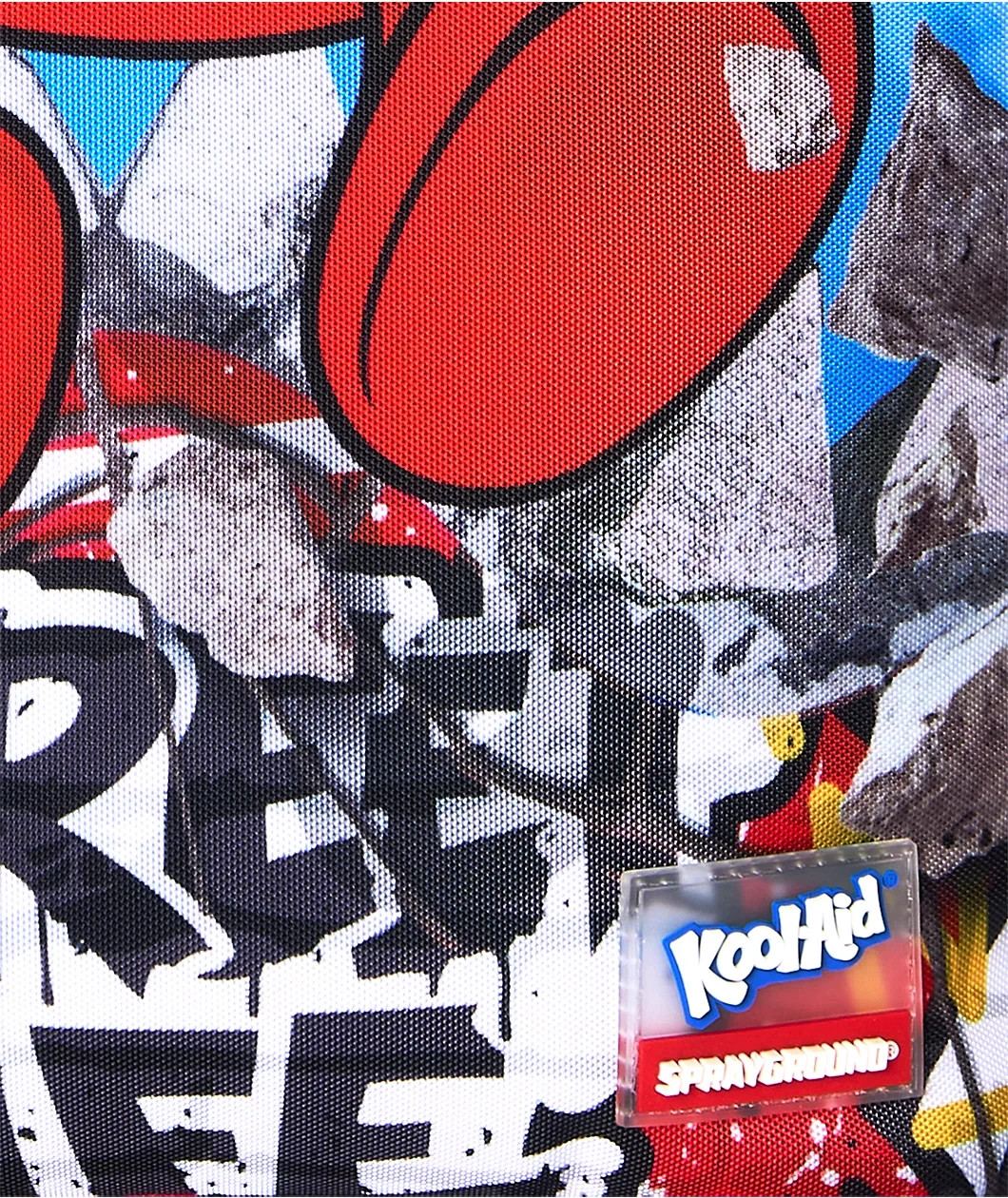 Sprayground x Kool-Aid Man Street Life Backpack 18″ H x 11.5″ W x 6″ D 20 liters