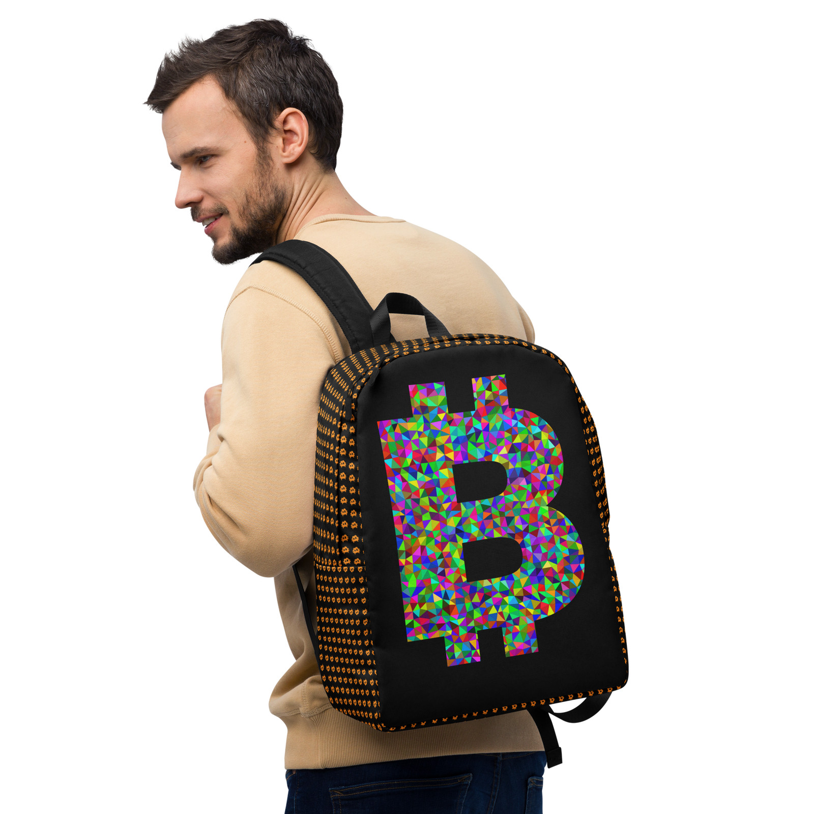 Bitcoin Themed – Minimalist Backpack