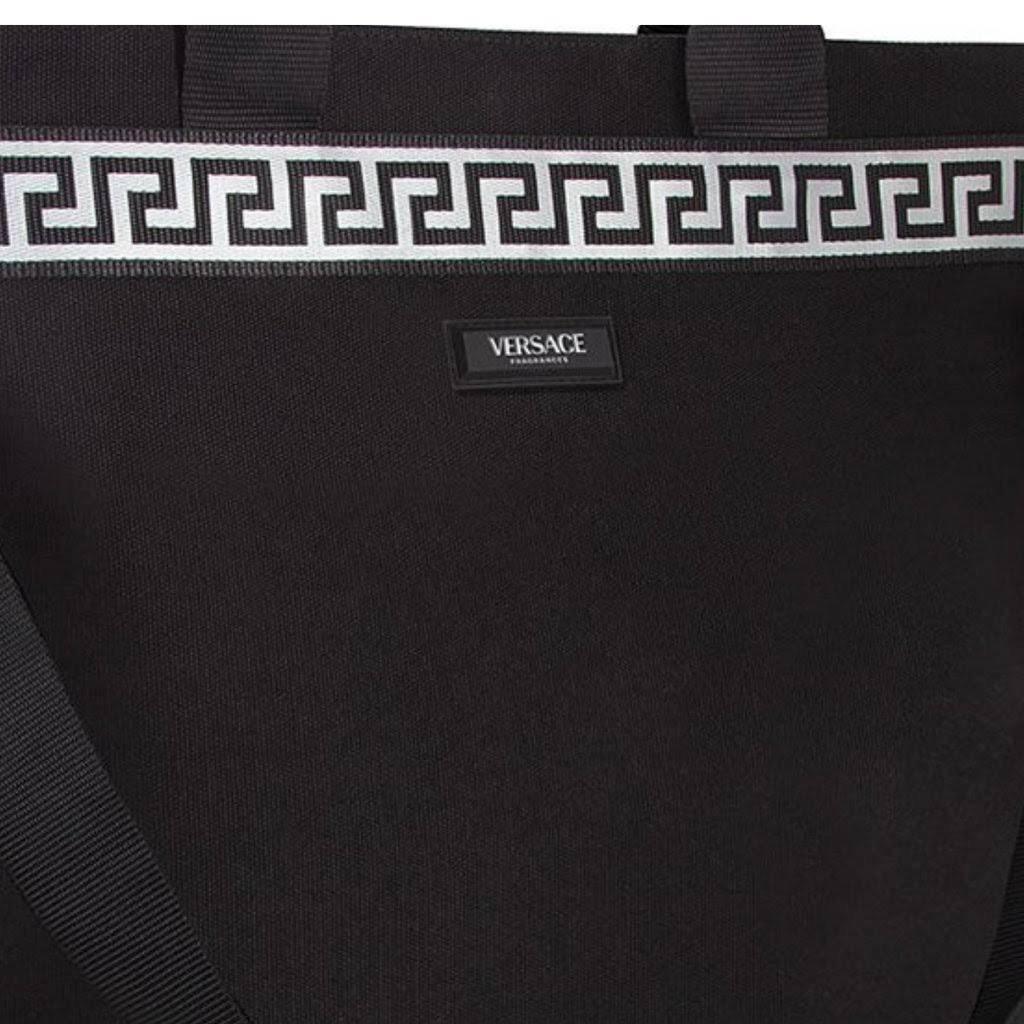Versace fragrances institutional black canvas bag for Men 15.5in by 16in