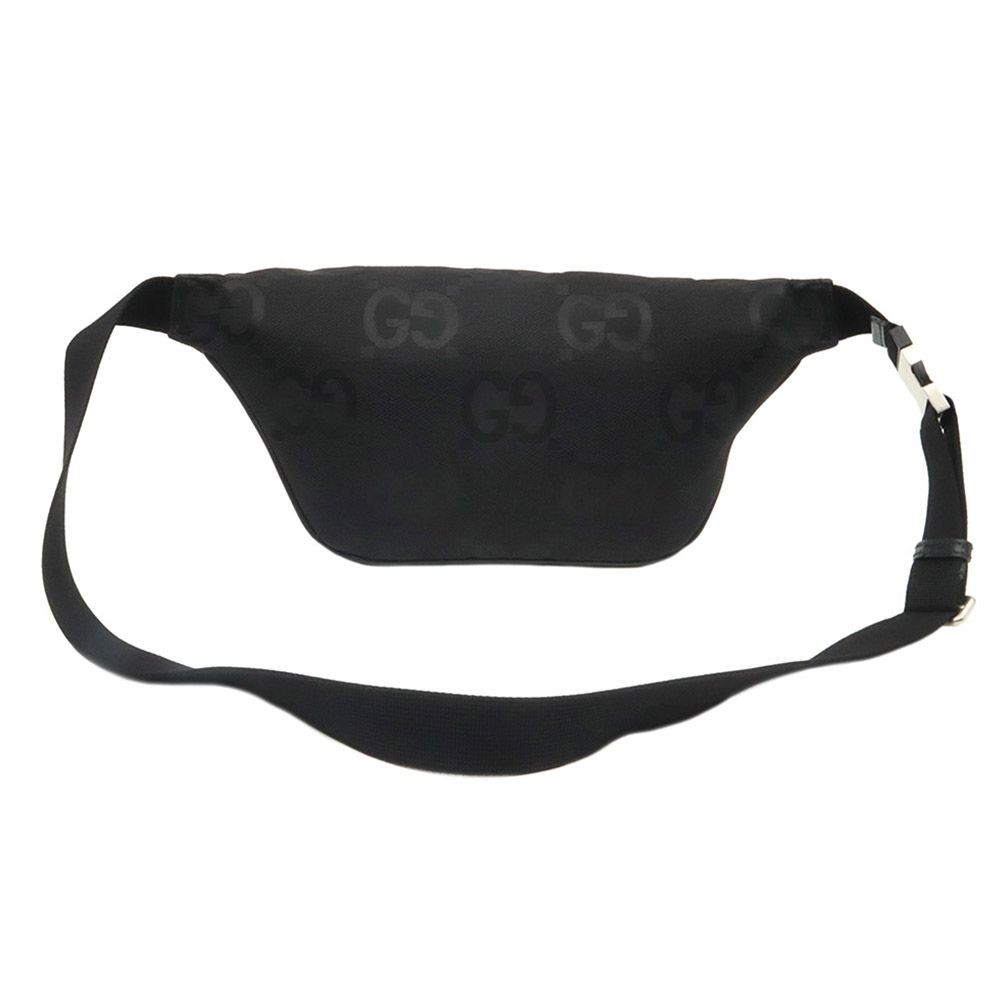 Gucci Black GG Supreme Canvas WEB Strap Jumbo Belt Bag 696031 103751449 [P]