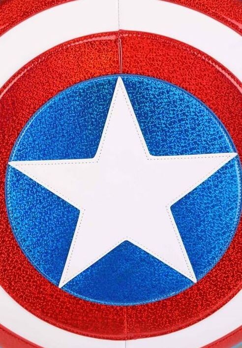LOUNGEFLY Marvel Captain America Shield Chris Evans NEW! 17″ Diameter NEW