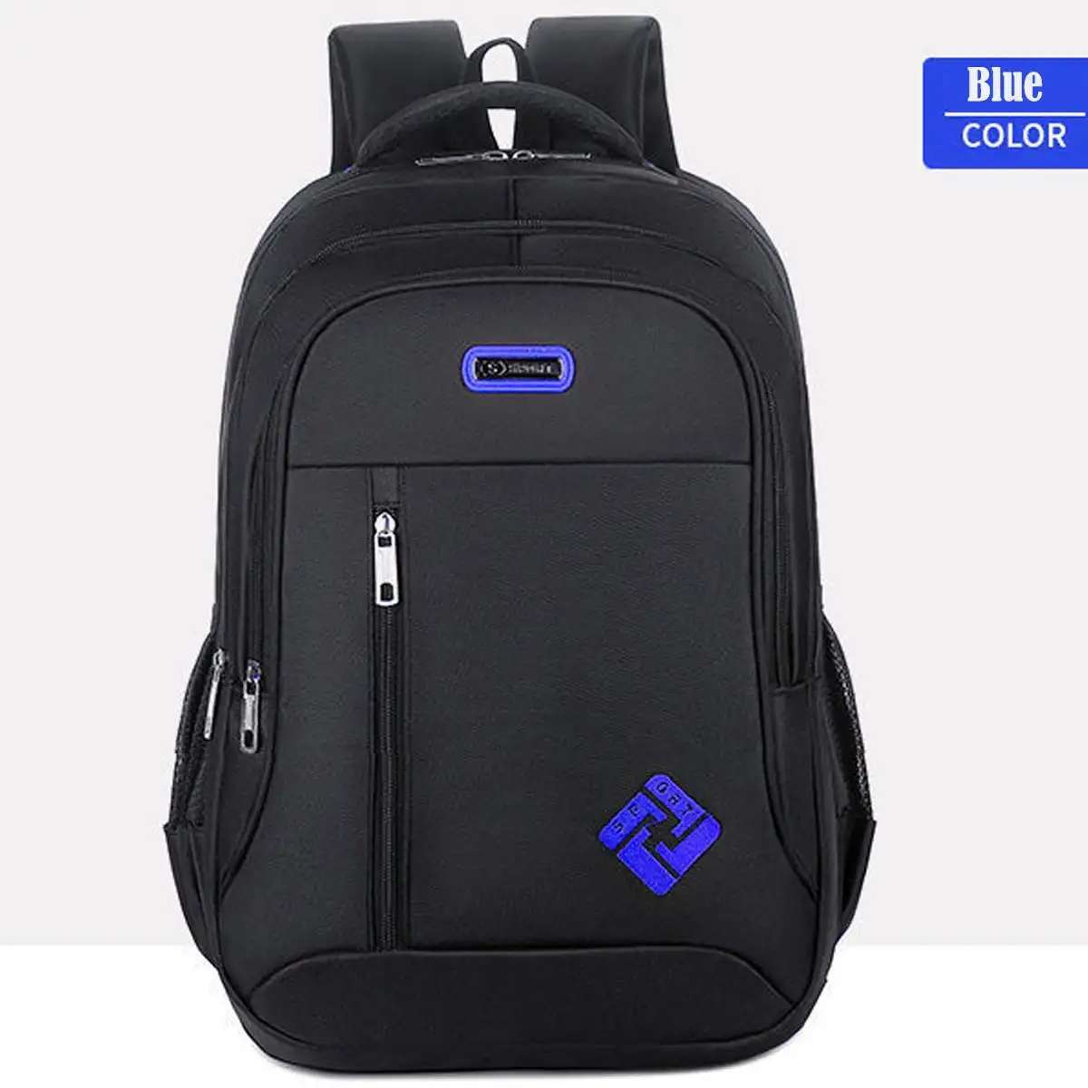 17″ Large Laptop Backpack Oxford Backpack Travel Business Bag w/ USB Charge Port