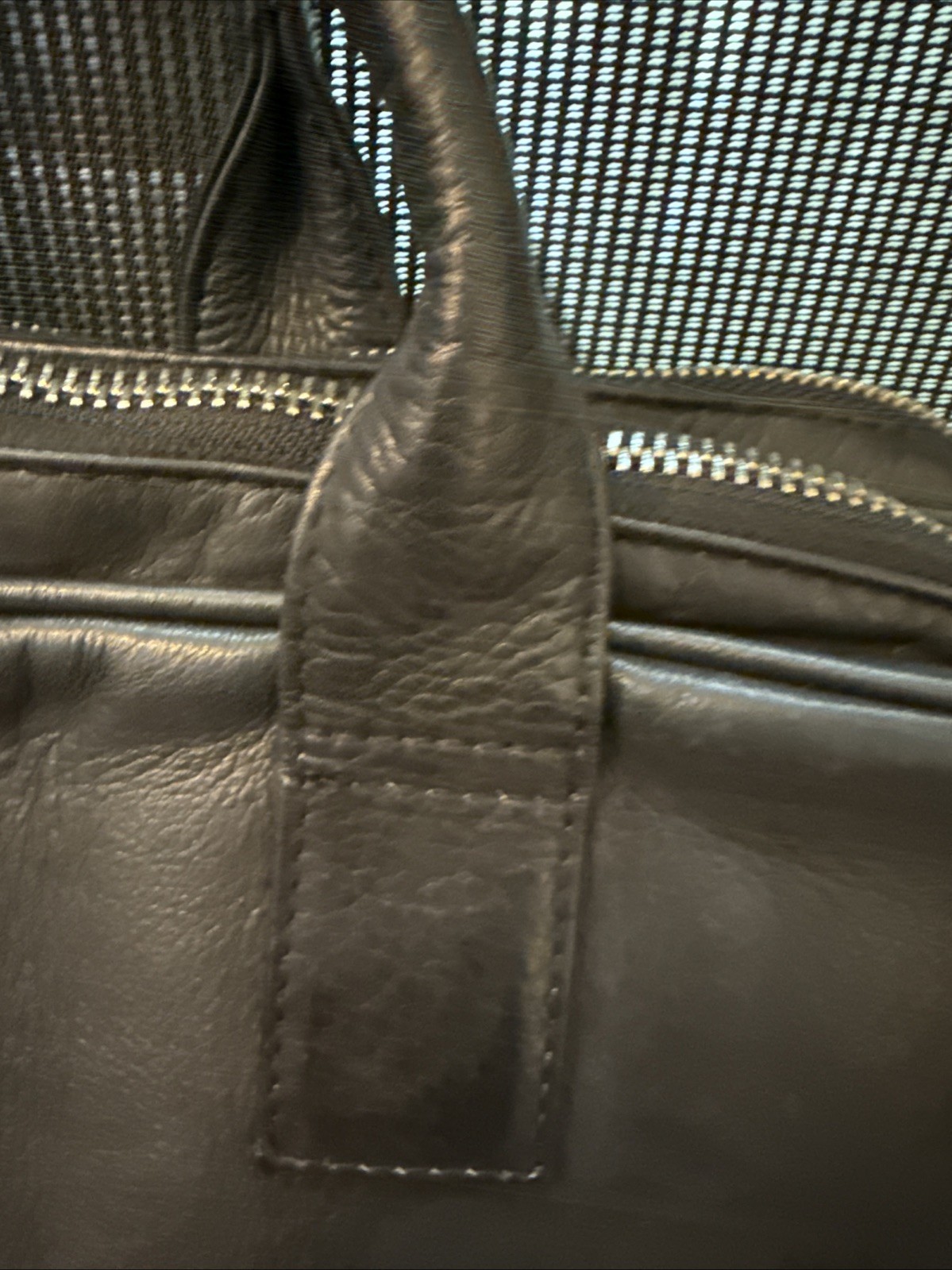 Bugatti Vegan Leather Laptop Briefcase Satchel Detachable Straps- Black