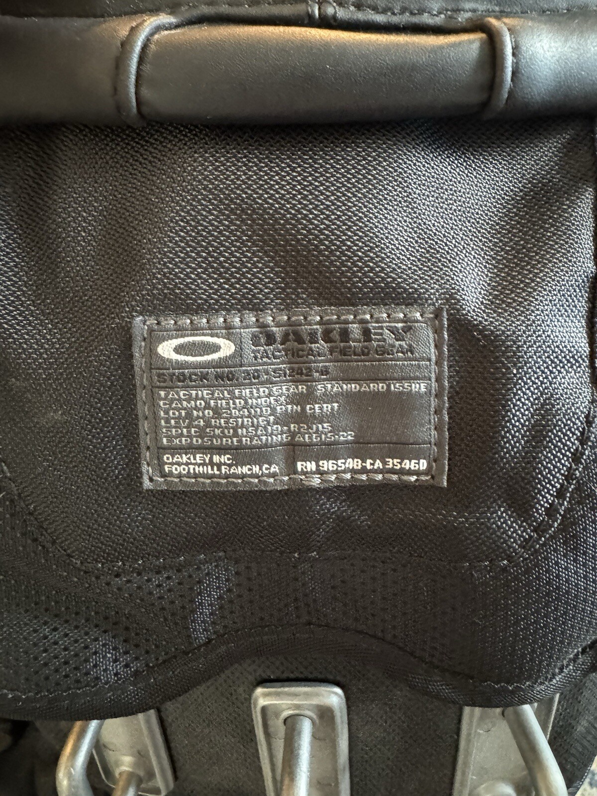 Oakley Tacical Backpack- Black