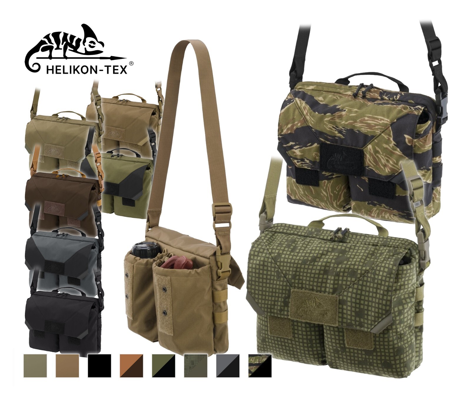 Helikont-Tex CLAYMORE Messenger Bushcraft Shoulder Bag Pack Tactical Survival