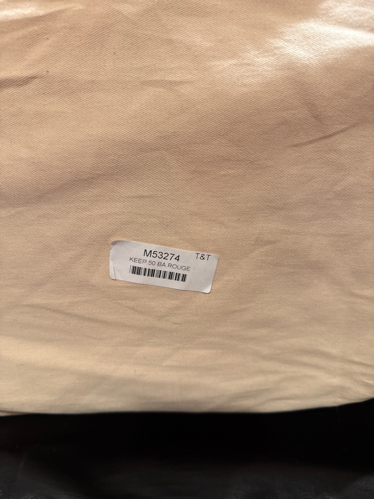 Louis Vuitton Keepall Bandouliere Duffle 50 Clear/Red PVC