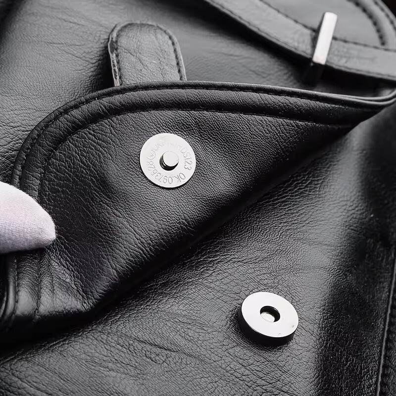 Waterproof Unisex Bag PU Leather Travel Backpack SchoolBag outdoor Men Mochila