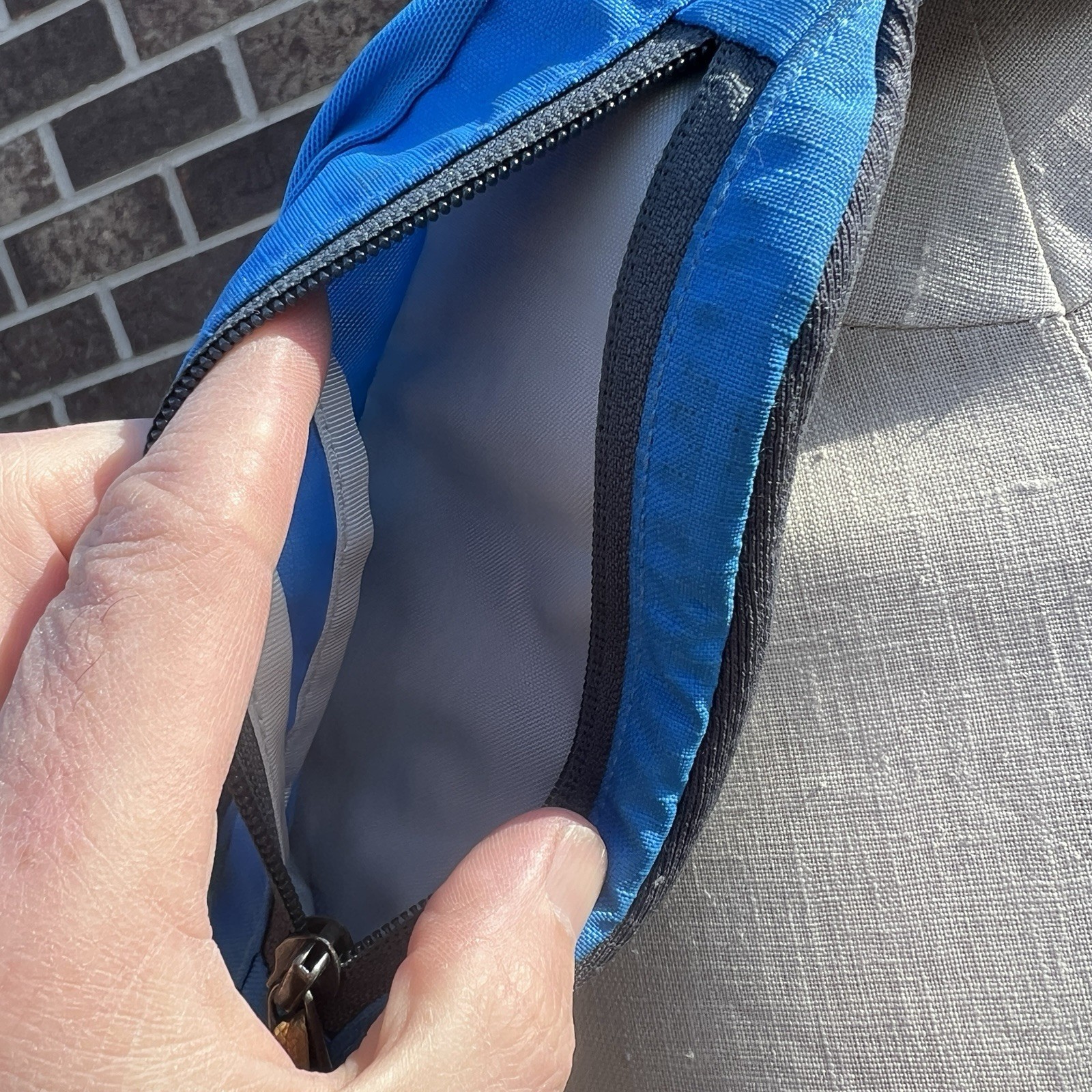 Patagonia Atom Sling 8L – Patchwork Vessel Blue – Lightweight Crossbody Pack Bag