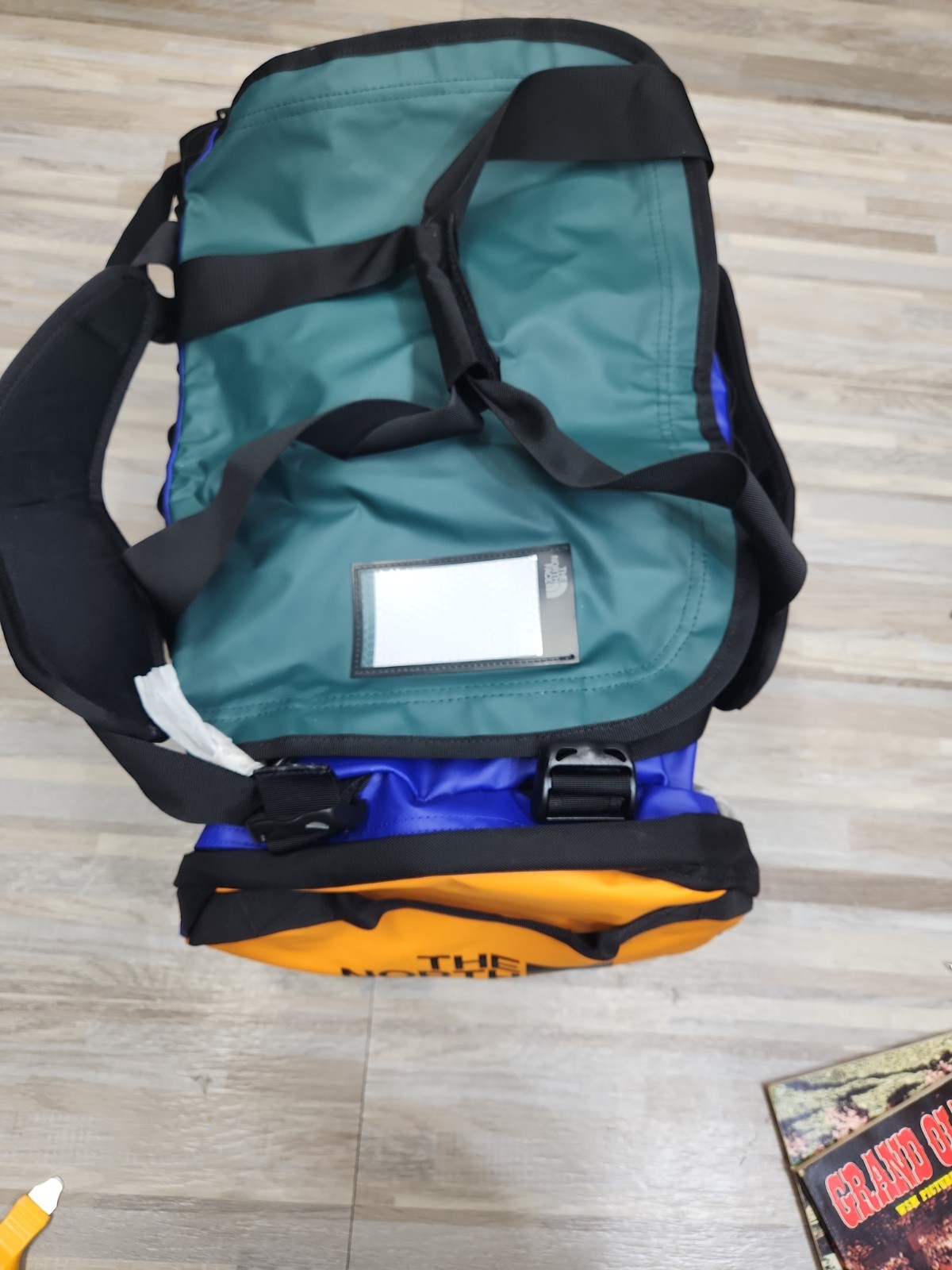 The North Face Base Camp 71 L Duffel Bag Medium. Purple, Black, Orange, GRN, New