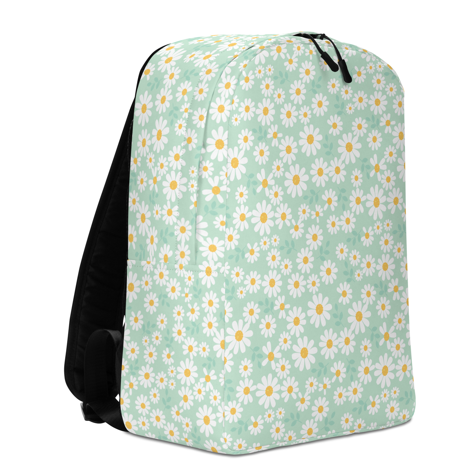 Minimalist Backpack Beautiful Floral Pattern