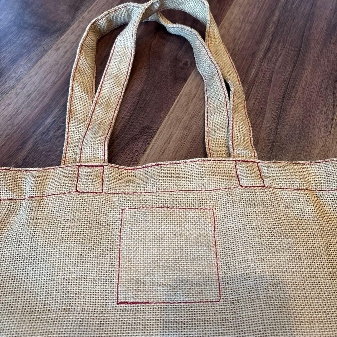 RockSteady PORTER BEAMS Collaboration Tote Bag Jute Linen Used Japan