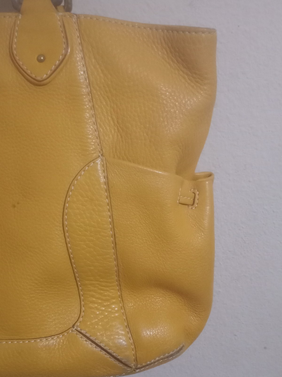 Beautiful Cole Haan Tan Brown Soft Leather Shoulder Handbag w/Double Handles