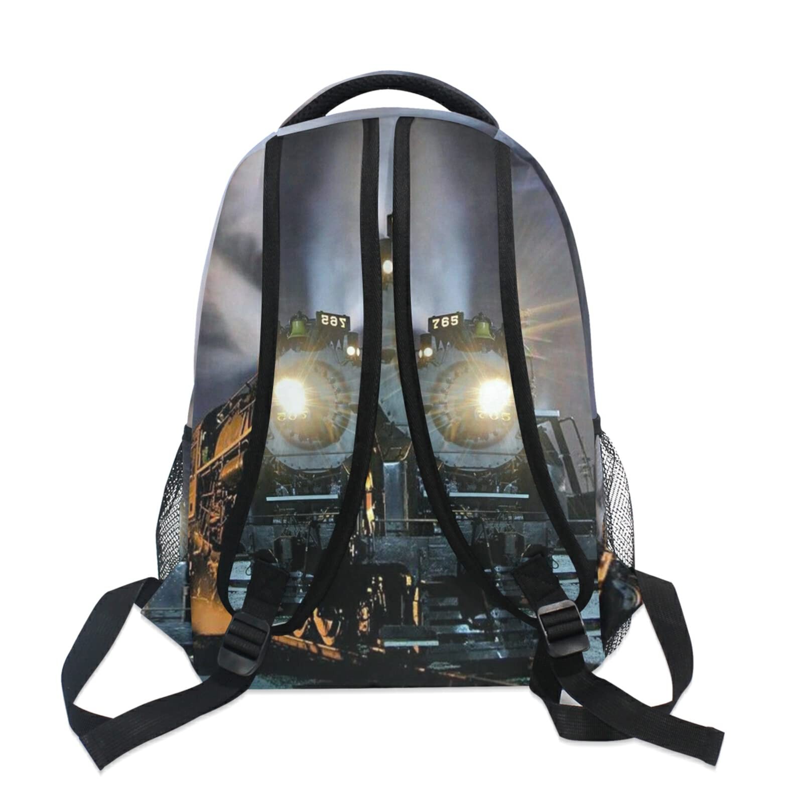 Kid Vintage Locomotive Train Backpack for Boys,Train Backpack Student College…