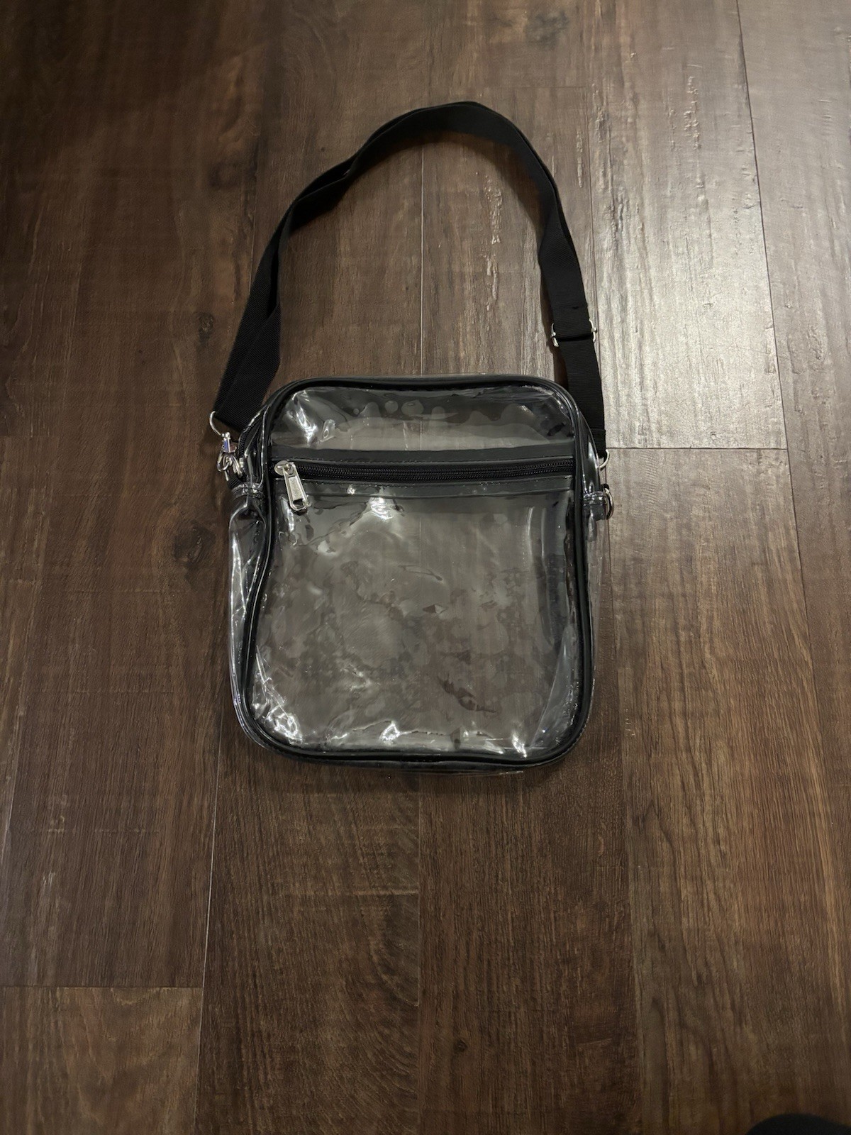 Clear 10×8 Stadium Approved Sling Bag Transparent Purse Sporting Events Concerts